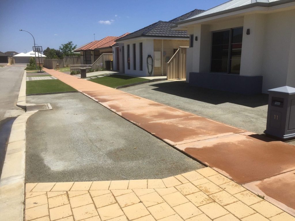Synthetic grass installation Perth 6000 front yard