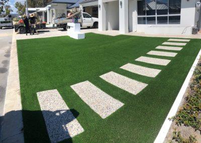 Commercial Fake Grass Installation
