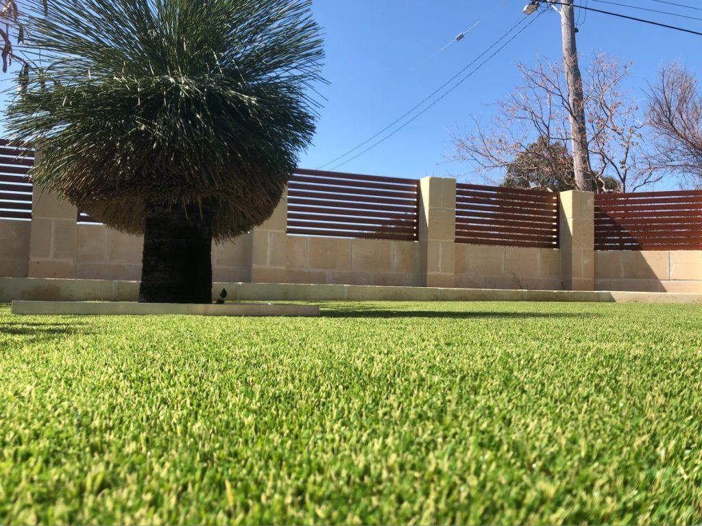 Artificial grass installation in Perth